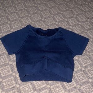 Aerie Navy Blue Muscle Tee